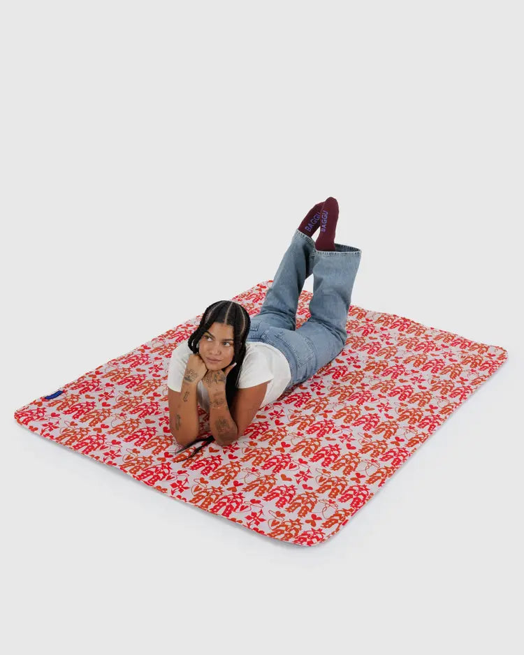 Puffy Picnic Blanket, Cowgirl