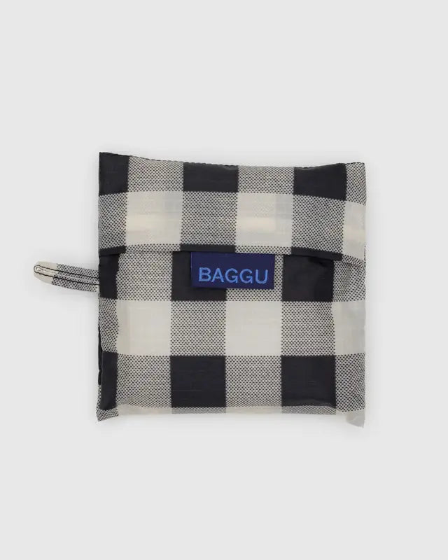 Standard Baggu, Black and White Gingham