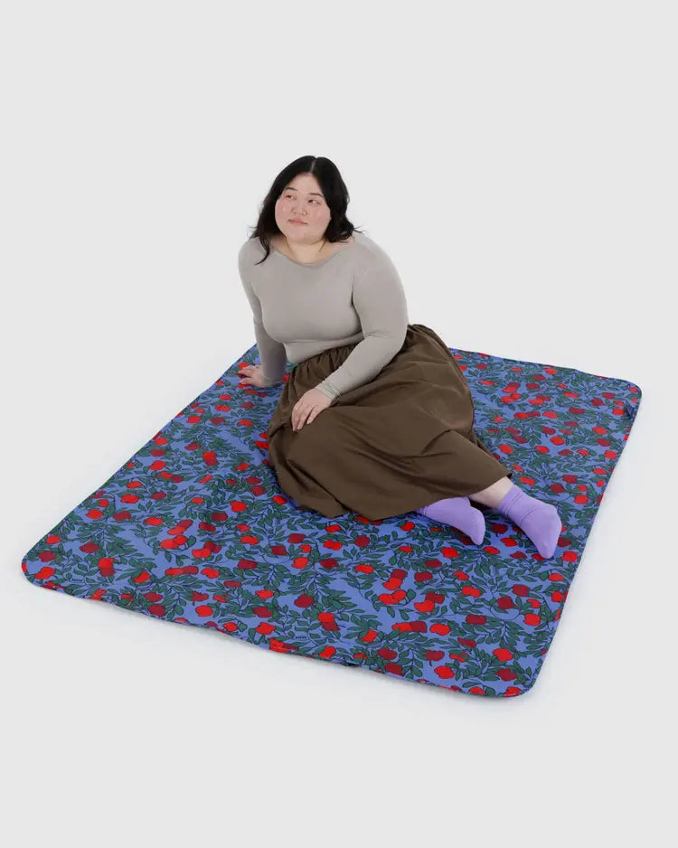 Puffy Picnic Blanket, Apple Tree