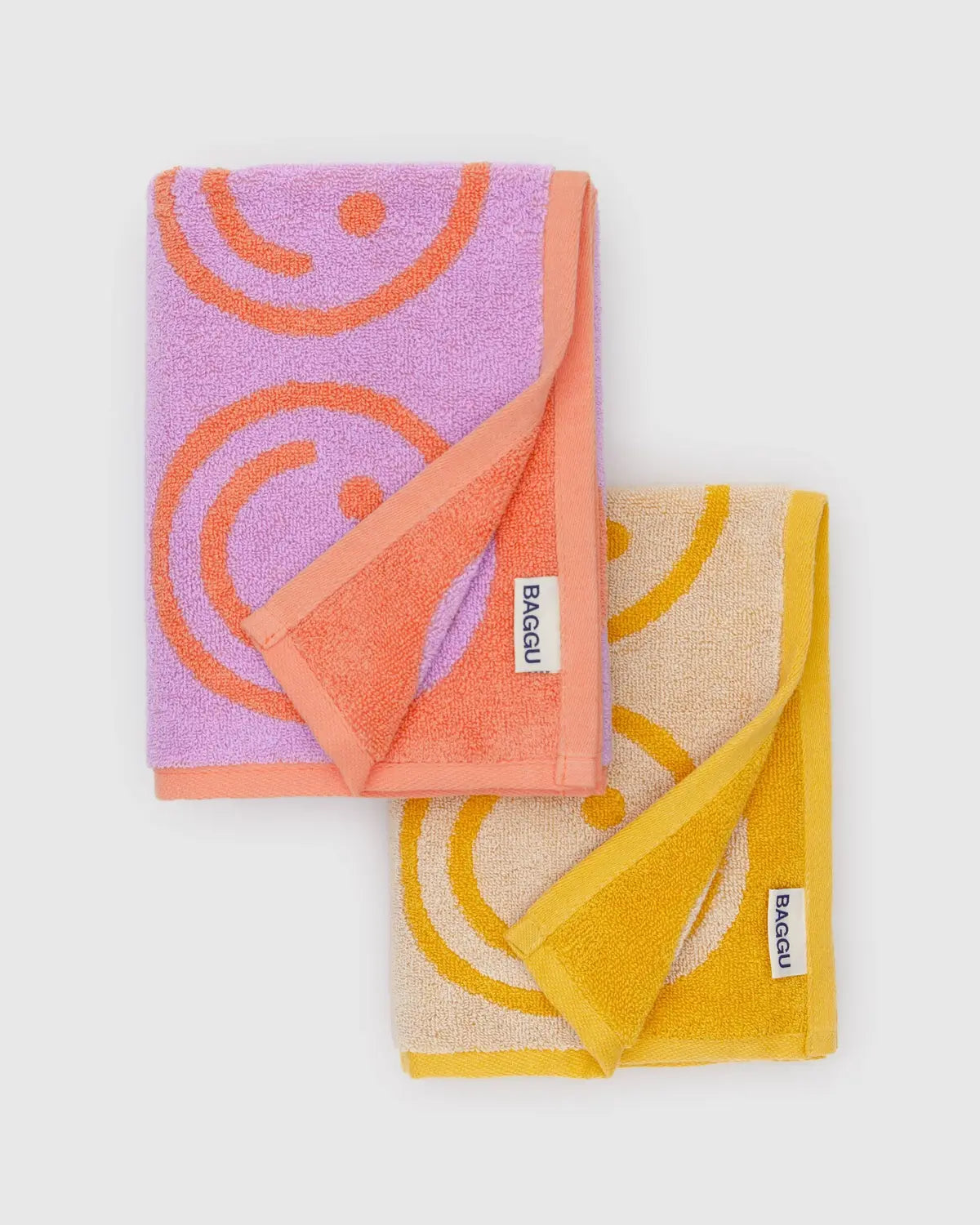 Hand Towel, Happy Lilac Marigold, Set of 2