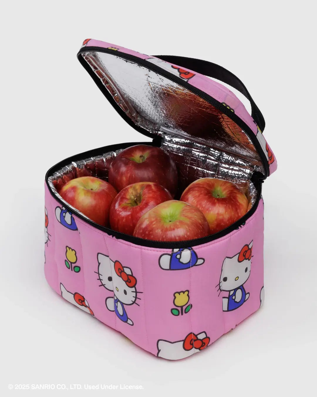 Puffy Lunch Bag, Hello Kitty Pink