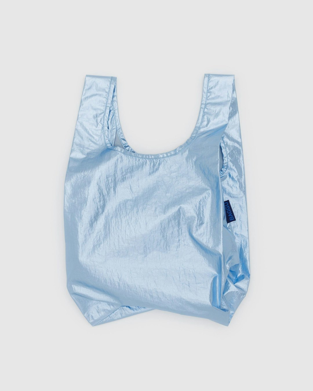 Baby Baggu, Metallic Light Blue