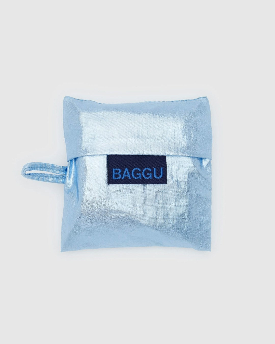 Baby Baggu, Metallic Light Blue