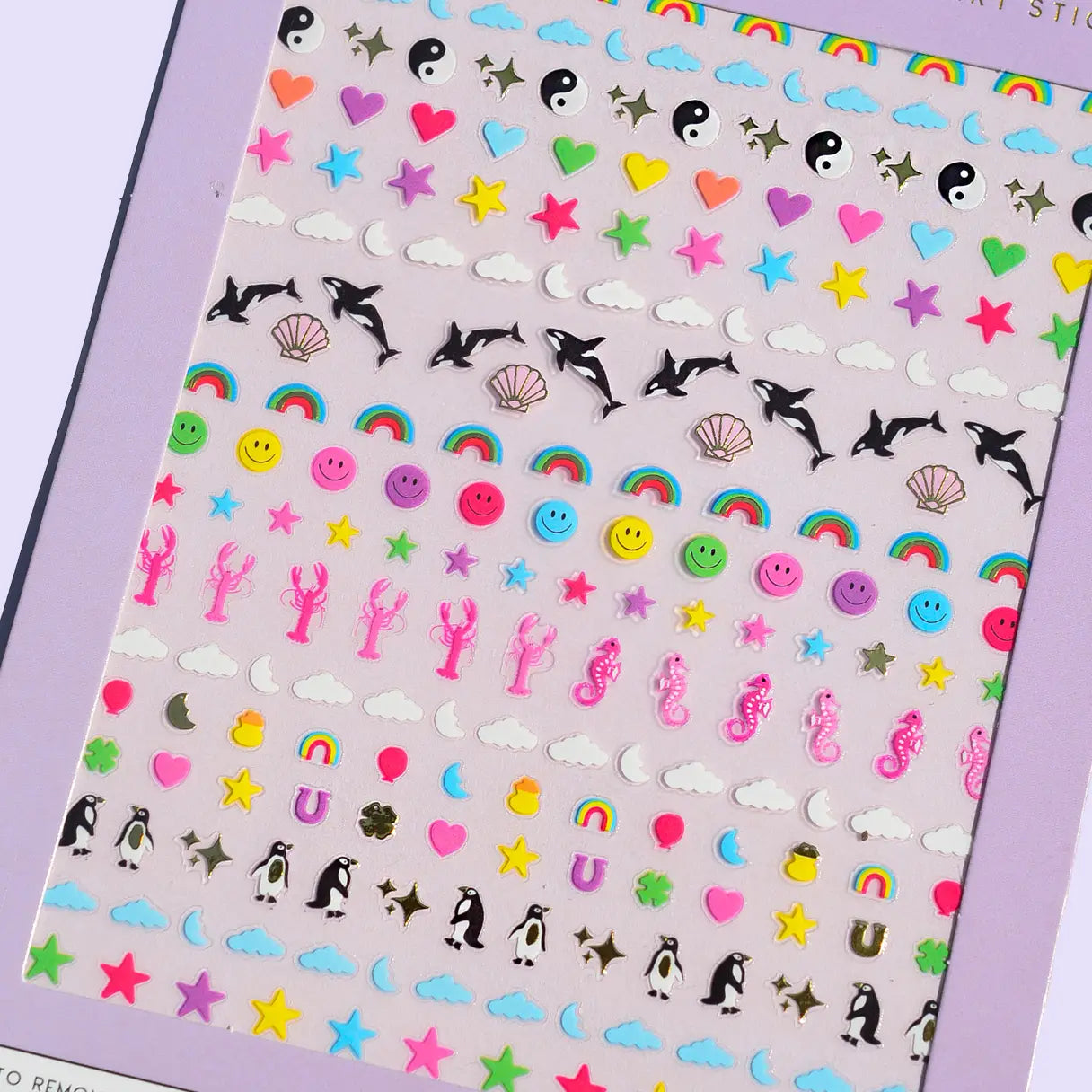 Nail Art Stickers, Lucky Charm