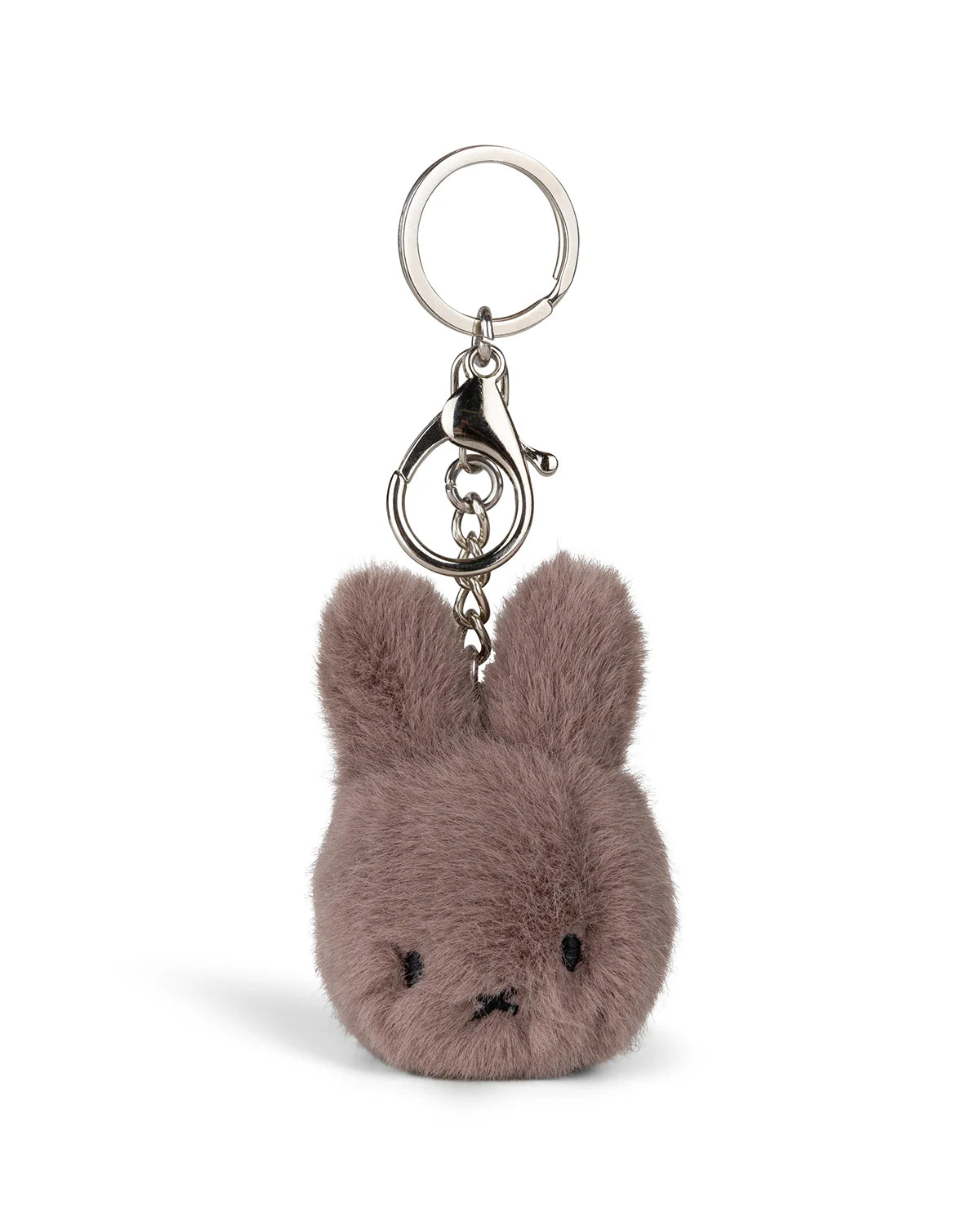 Miffy Fuzzy Keychain, Taupe