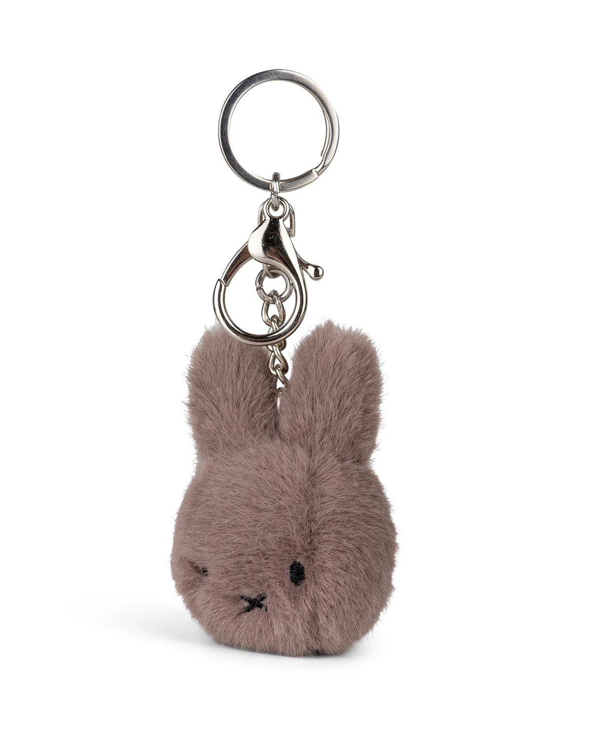 Miffy Fuzzy Keychain, Taupe