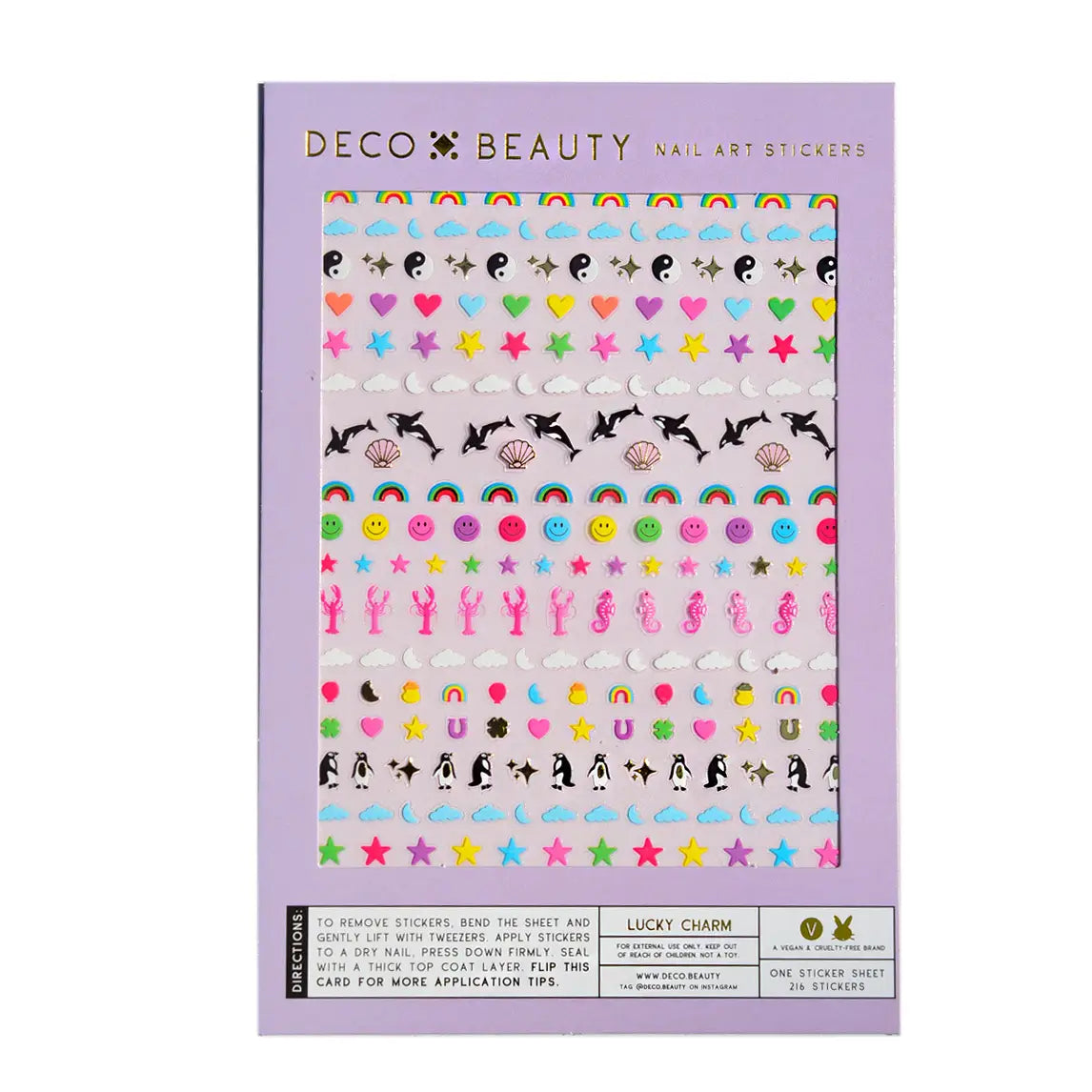 Nail Art Stickers, Lucky Charm