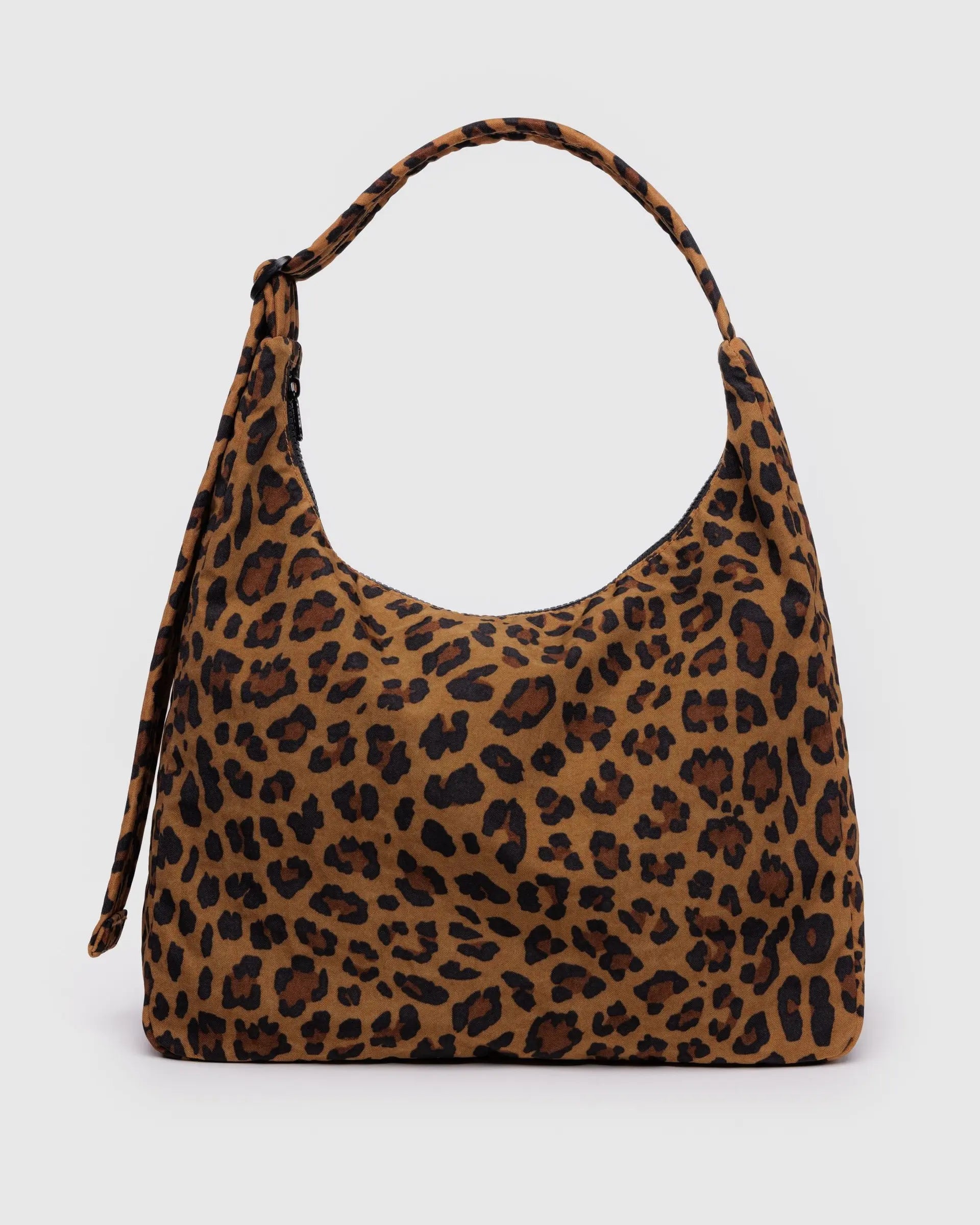 Nylon Shoulder Bag, Leopard