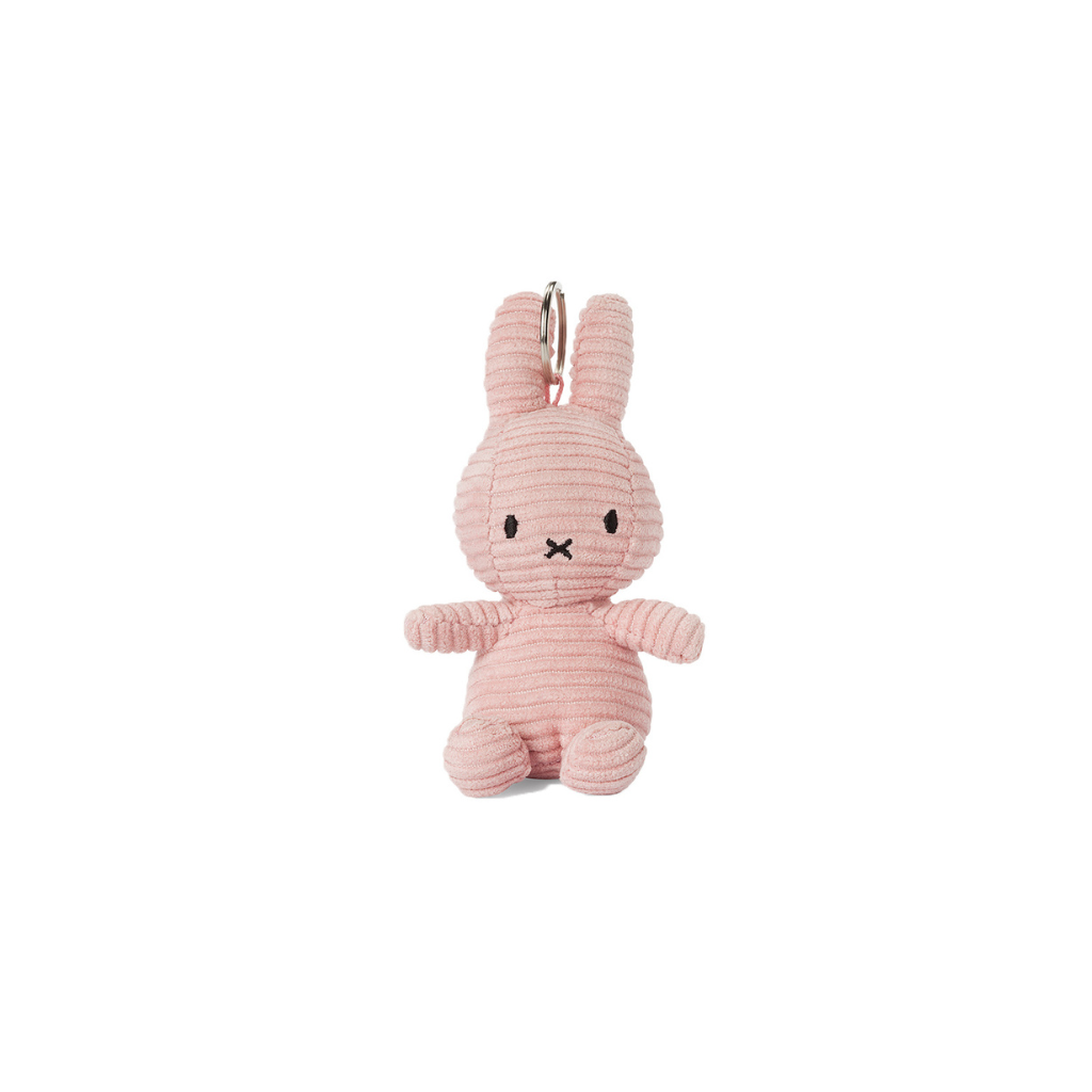 Miffy Corduroy Keychain, Pink