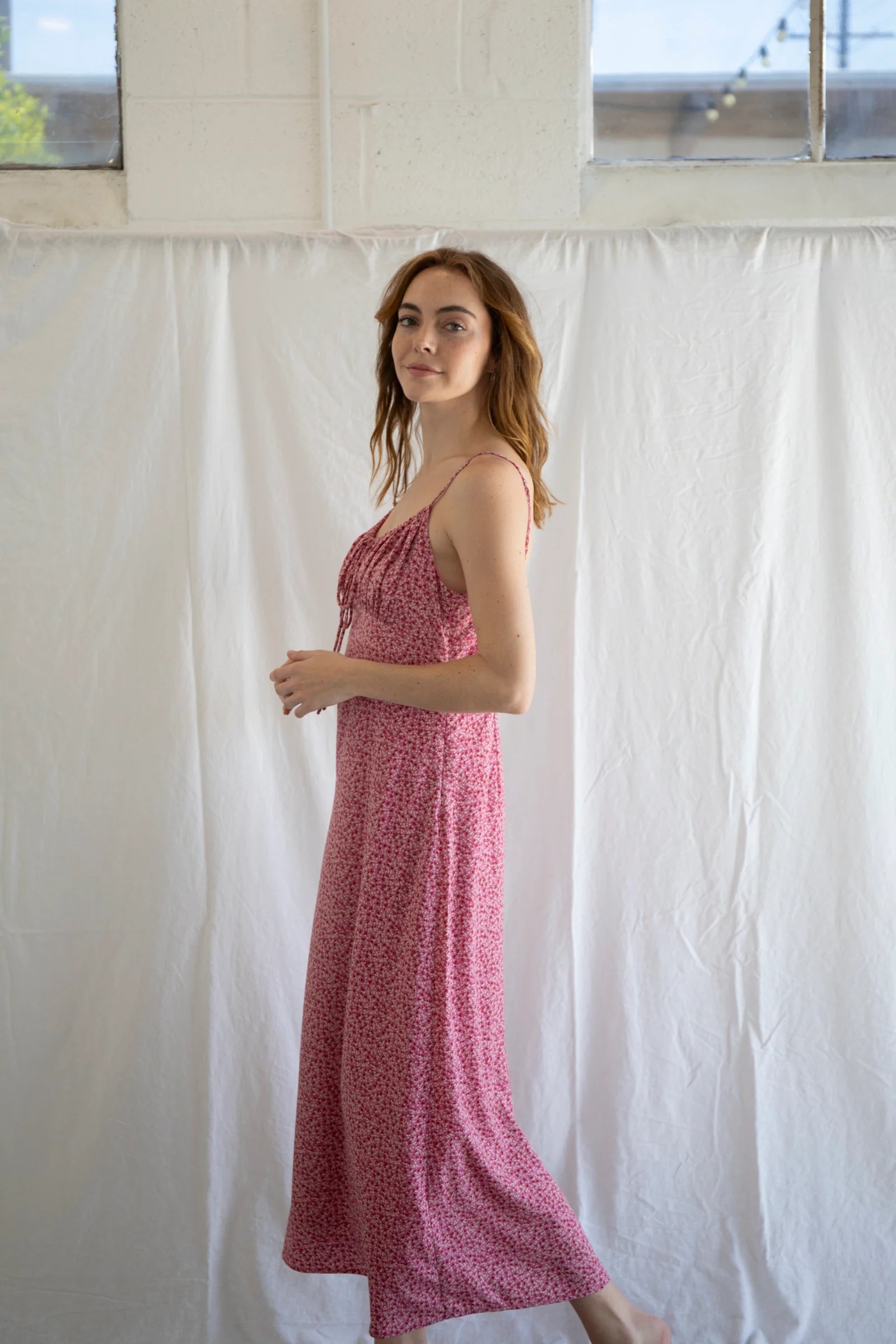 Floral Dress, Pink