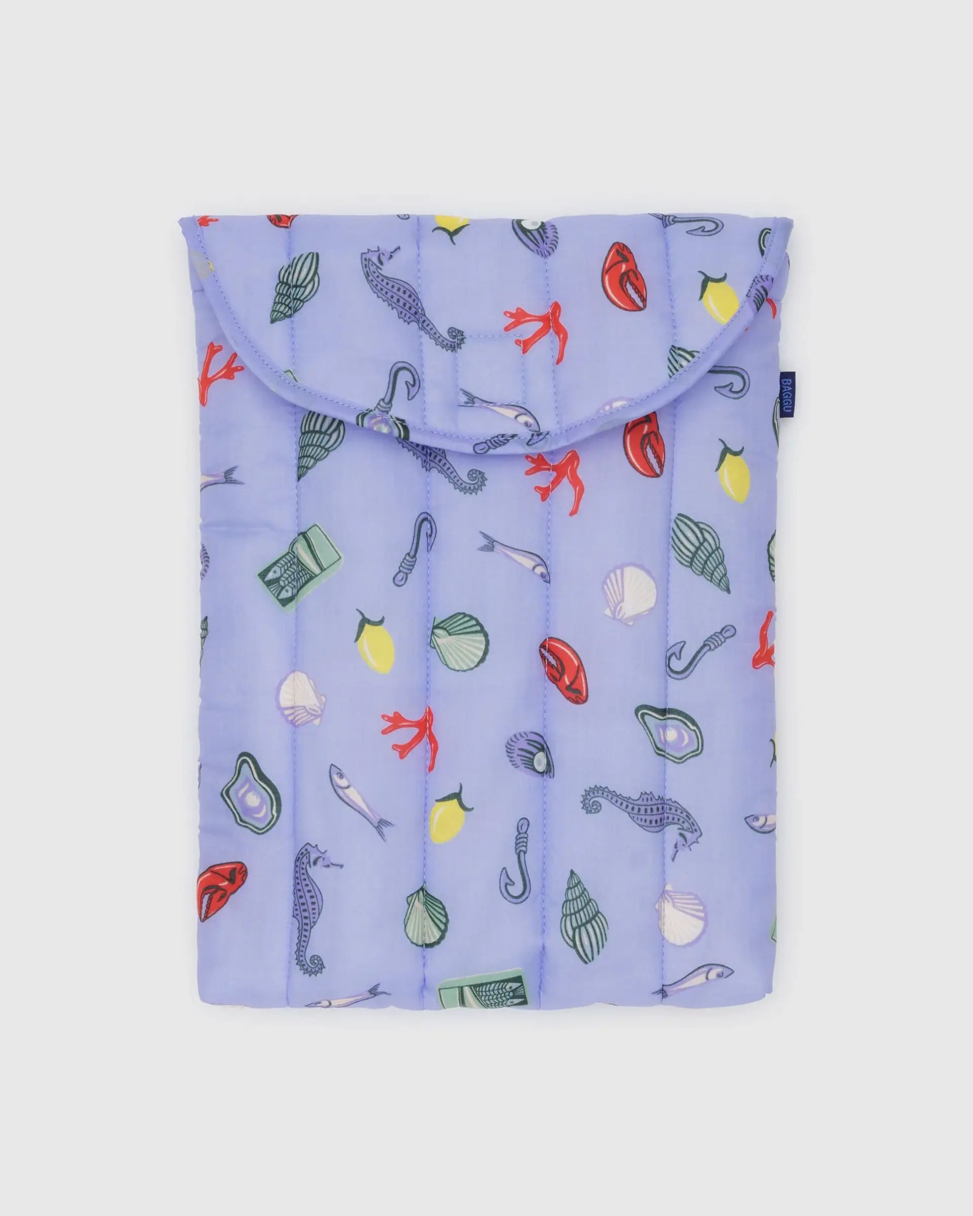 Puffy Laptop Sleeve 13"/14", Sea Charms