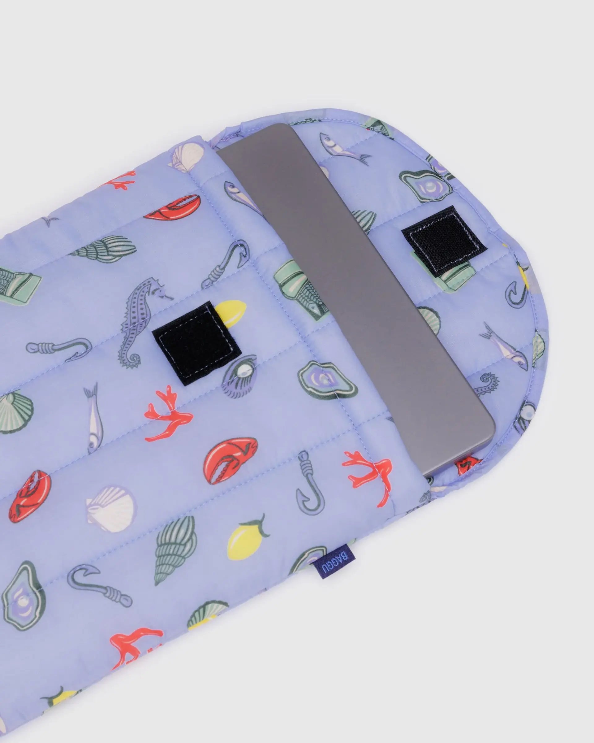 Puffy Laptop Sleeve 13"/14", Sea Charms