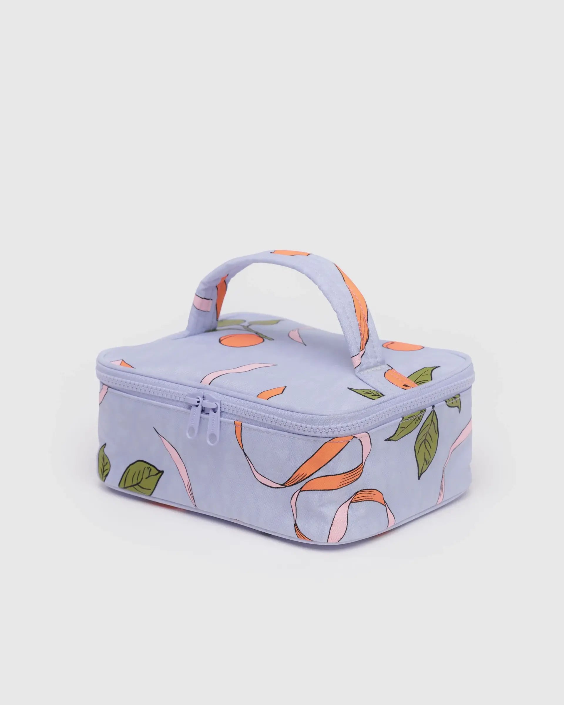 Small Cosmetic Case, Apricots & Ribbons