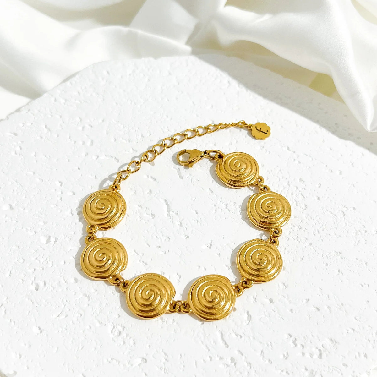 Spiral Bracelet, Gold