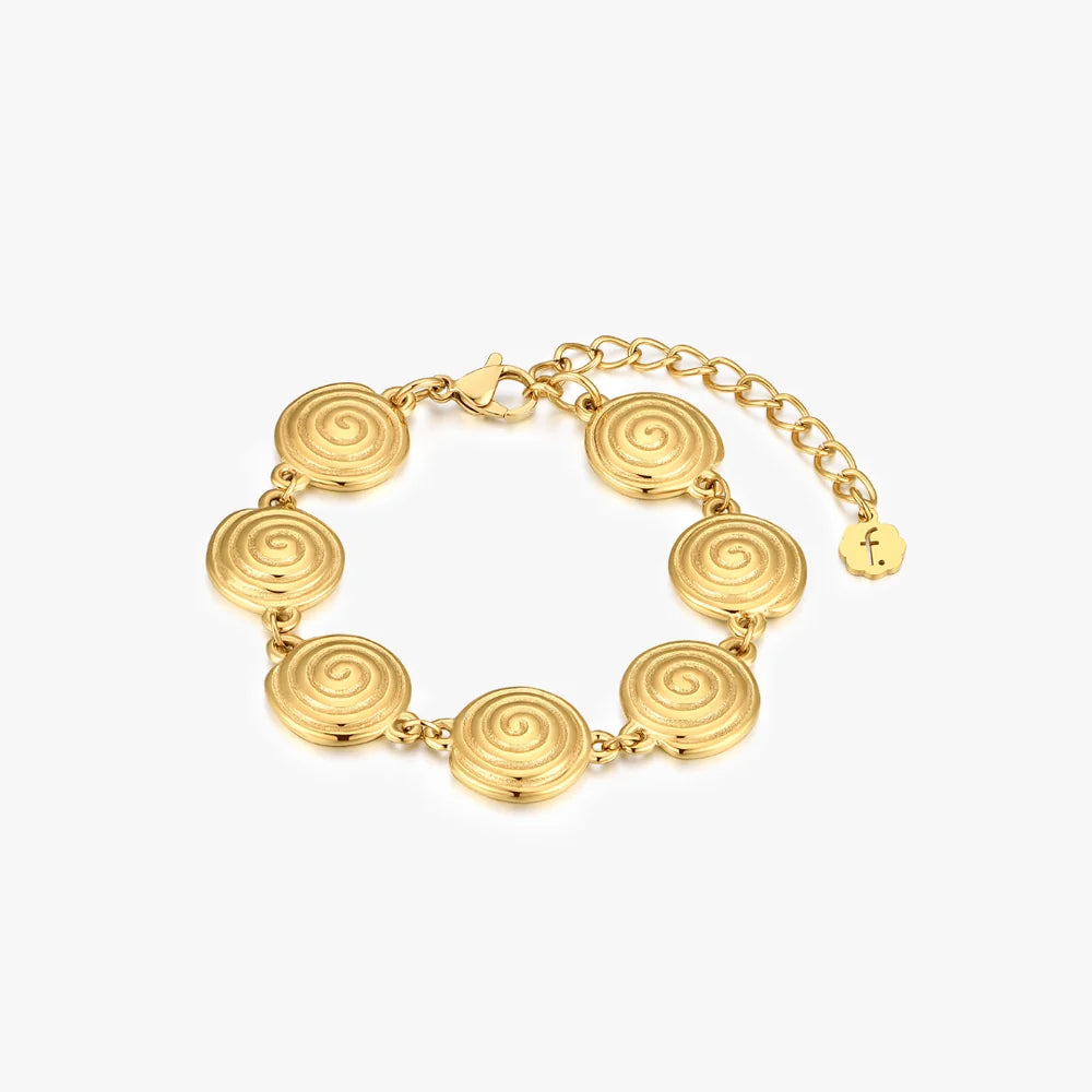 Spiral Bracelet, Gold