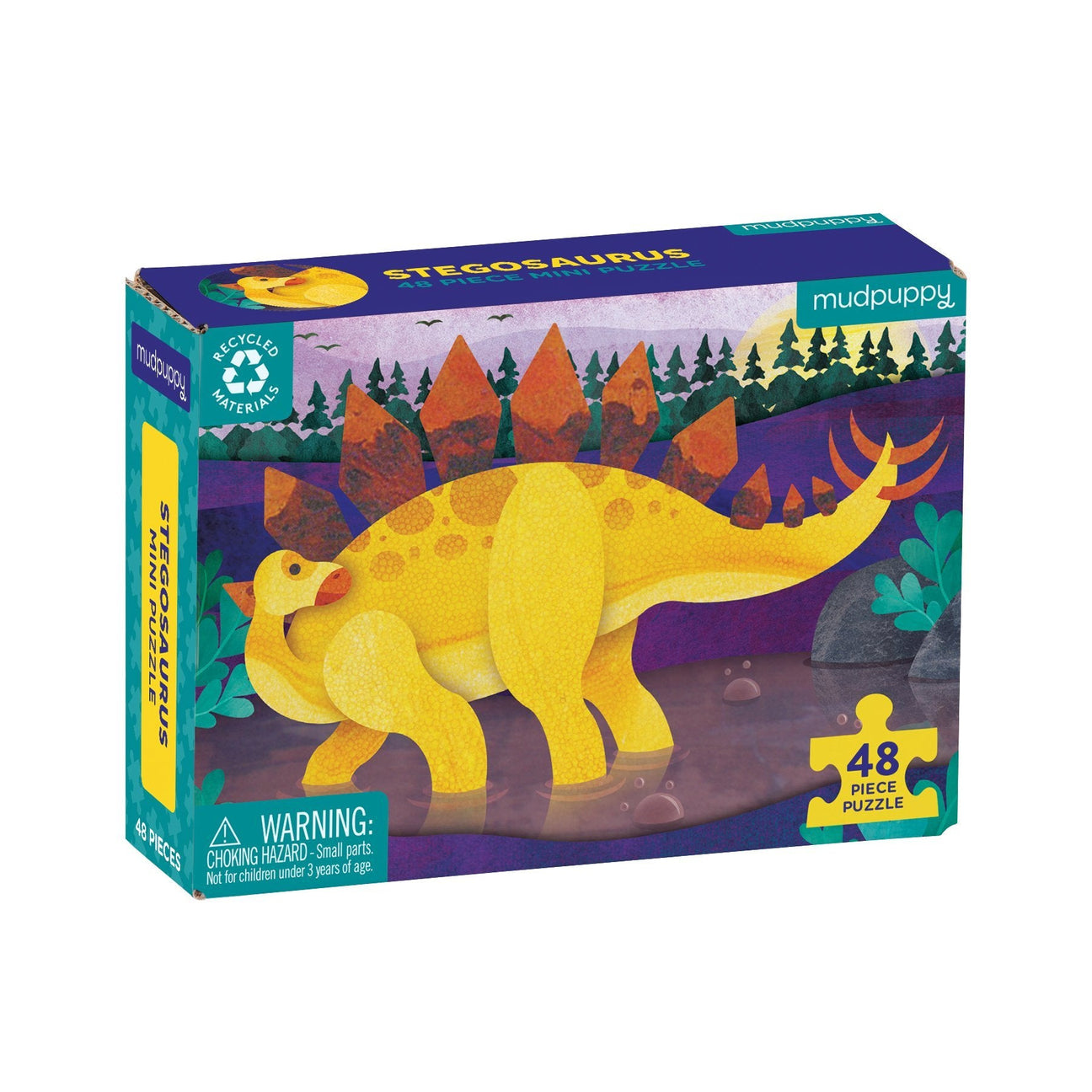 Mini Stegosaurus Puzzle, 48 Piece