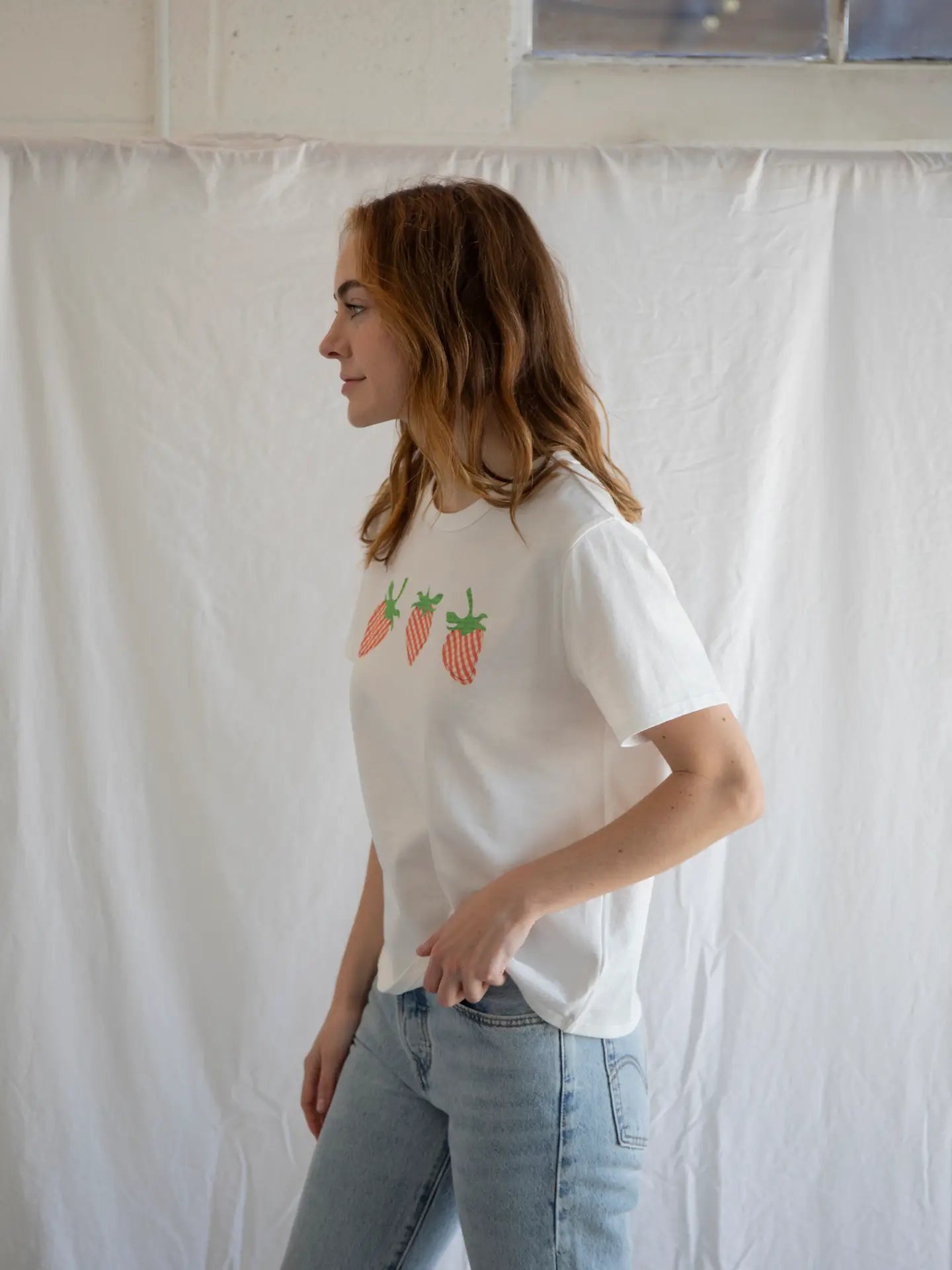 Strawberry Patchwork Tee