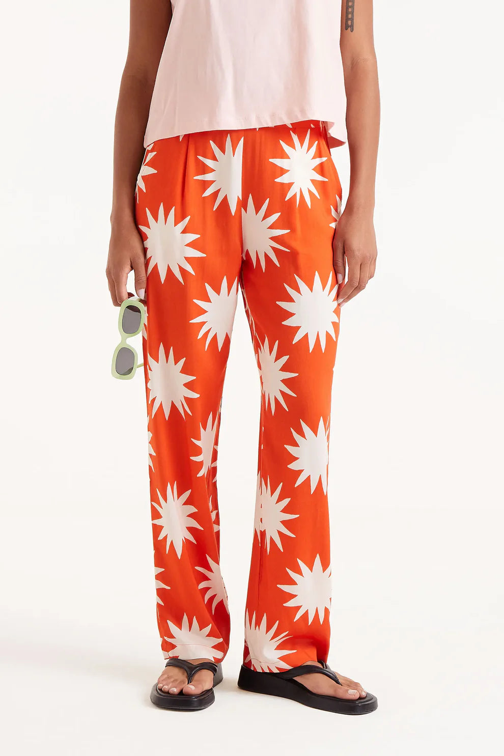 Trousers, Orange Sun