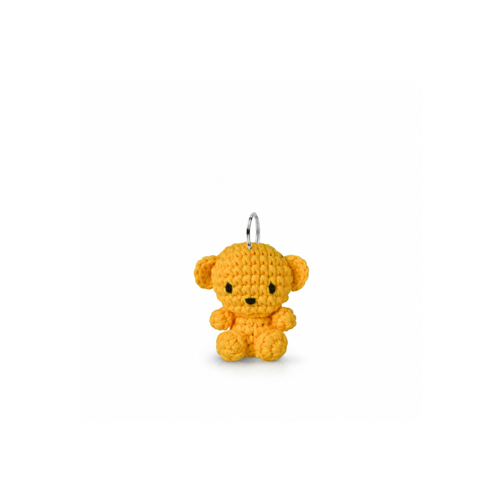 Miffy Teddy Bear Knit Keychain