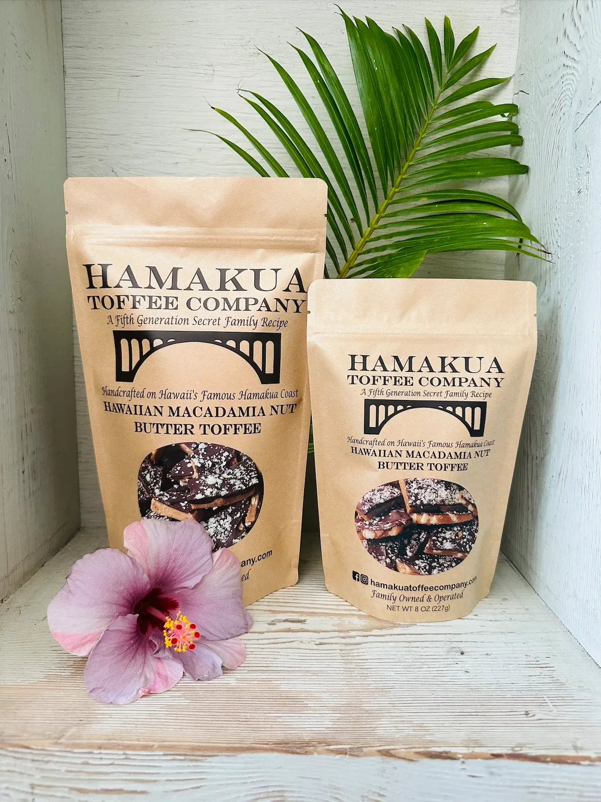 Hawaiian Macadamia Nut Butter Toffee, 8 oz