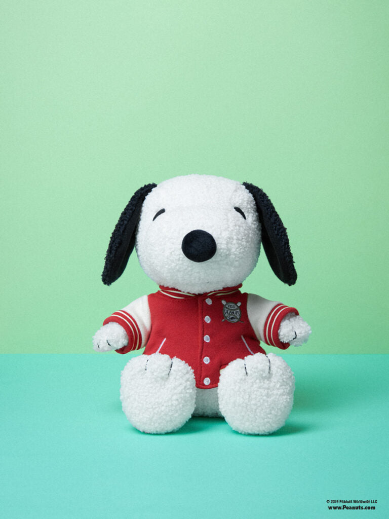 Varsity Jacket Snoopy Plush, 10"