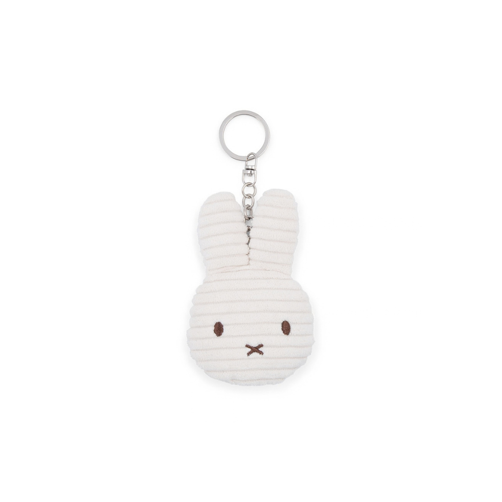 Miffy Flat Keychain, Corduroy Offwhite