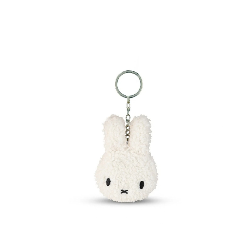 Miffy Flat Keychain, Teddy Cream