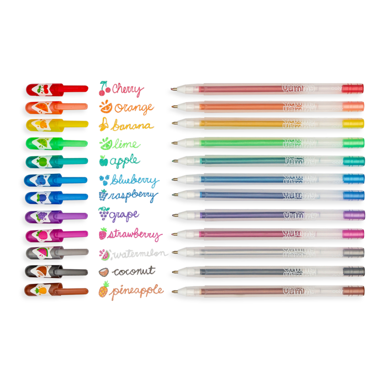 OOLY: Yummy Yummy Scented Gel Pens, Set of 12 by Ooly