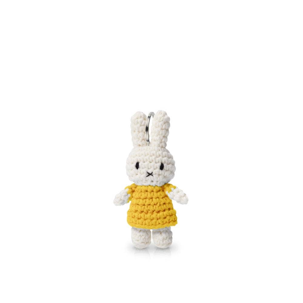 Miffy Knit Keychain, Yellow