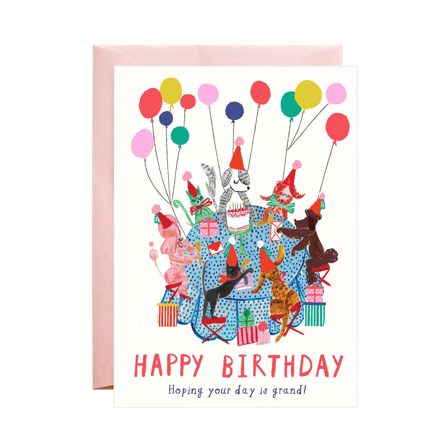 Dog Party Greeting Card