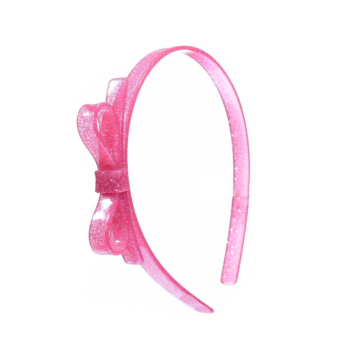Thin Bow Headband, Pink
