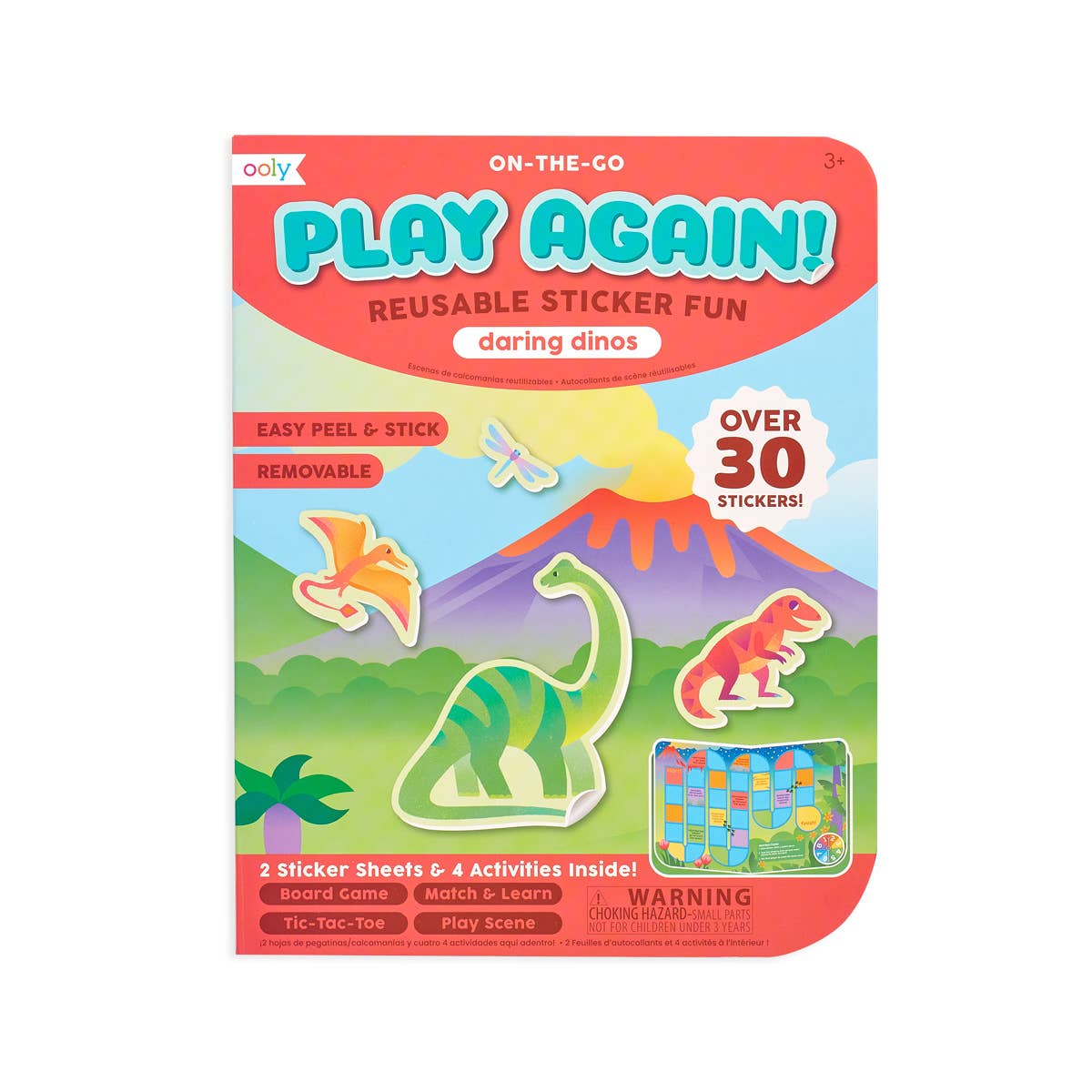 Play Again! Mini On-The-Go Activity Kit, Daring Dinos