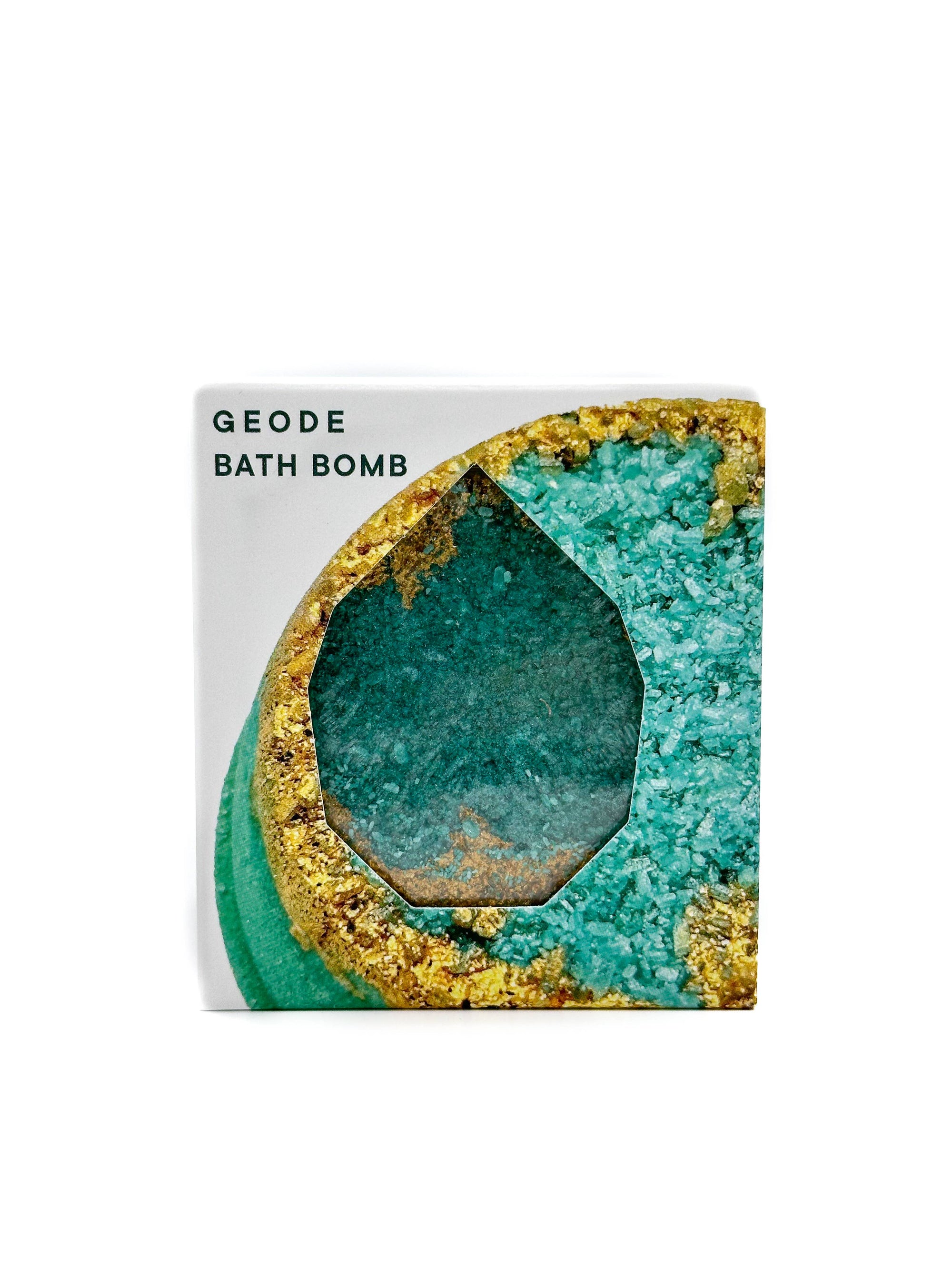 Crystal Geode Bath Bomb, Emerald