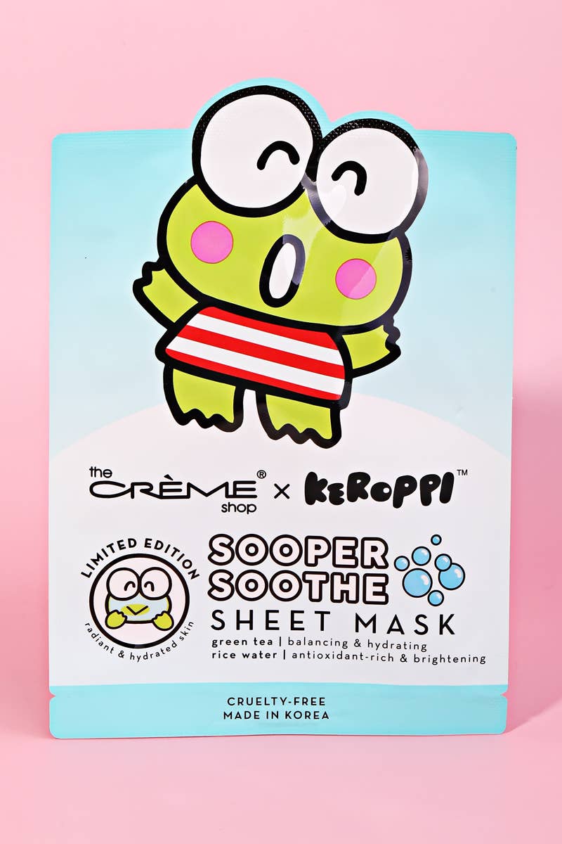 Keroppi Sooper Soothe Sheet Mask