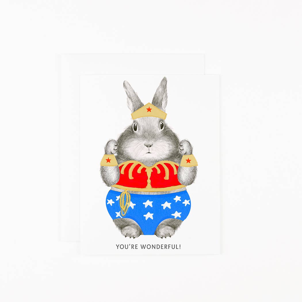 Wonder Bunny Card