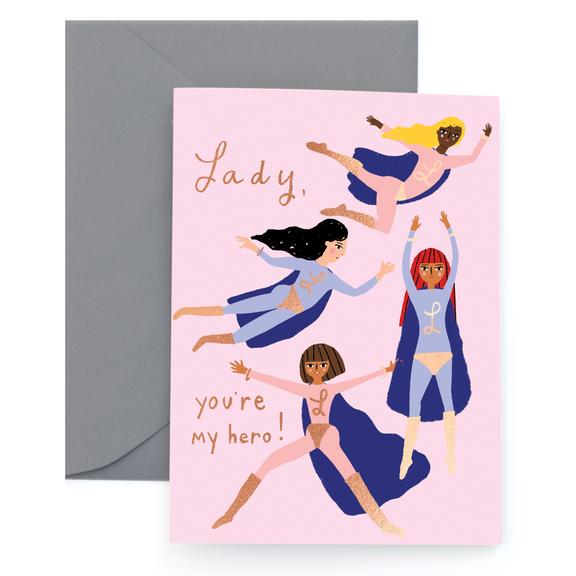 Carolyn Suzuki Goods: Super Hero Card by Carolyn Suzuki Goods