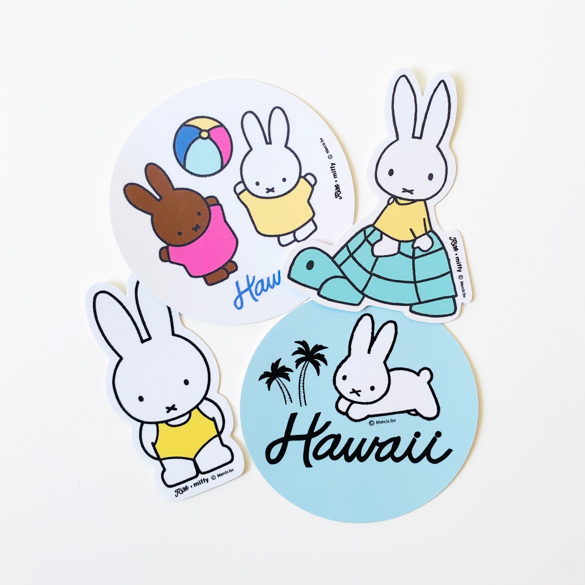 Miffy Palm Tree Hawaii Sticker by Kira