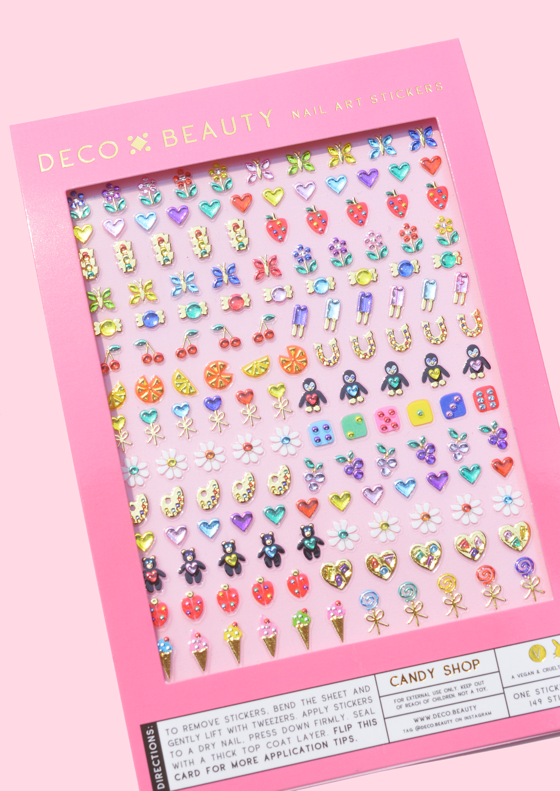 Nail Art Stickers, Candy Shop