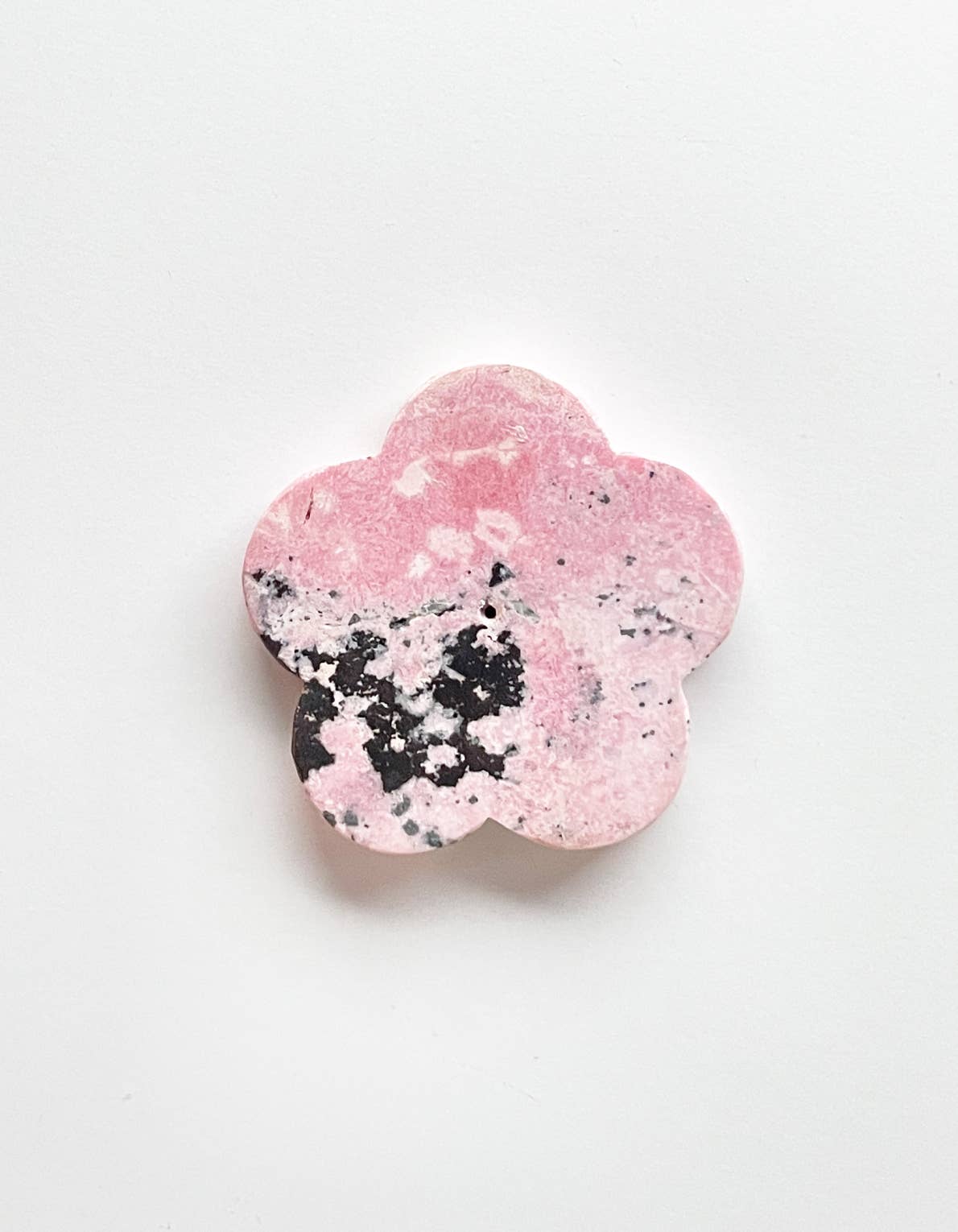 Incense Burner, Rhodonite Flower