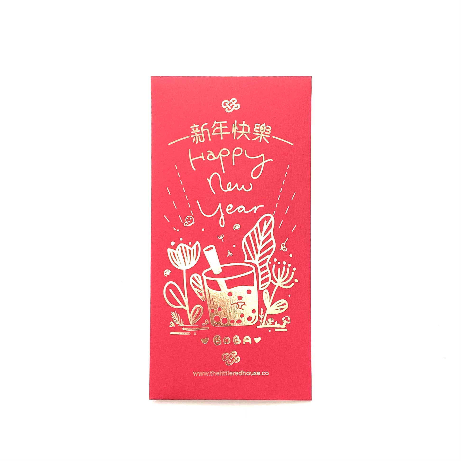 The Little Red House: BOBA Lunar New Year Red Pocket Envelope by The Little Red House