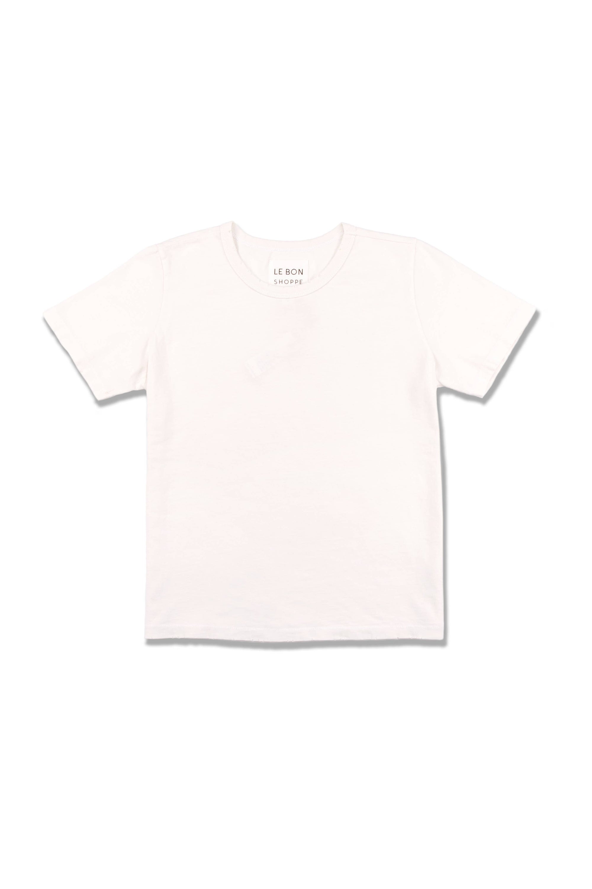 Organic Cotton Vintage Boy Tee, White