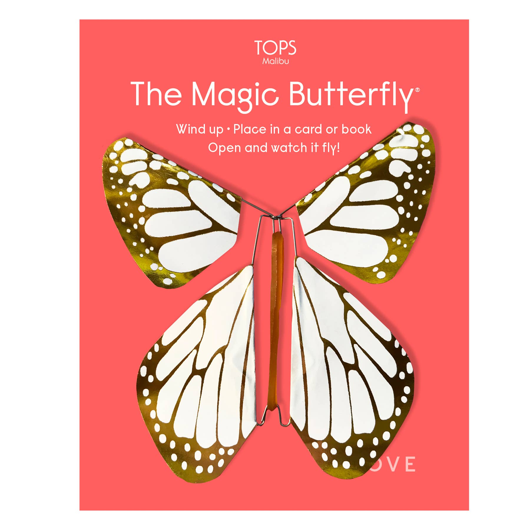 Metallic Flying Magic Butterfly